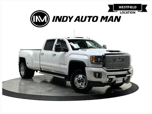 White Frost Tri-Coat 2018 GMC Sierra 3500 Denali