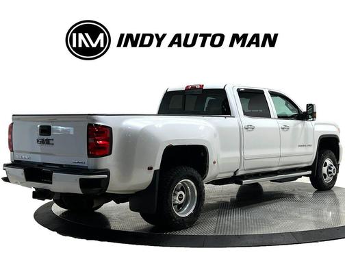 White Frost Tri-Coat 2018 GMC Sierra 3500 Denali