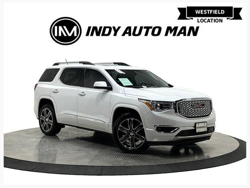 White Frost Tri-Coat 2017 GMC Acadia Denali