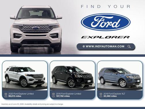 Shadow Black 2018 Ford Explorer XLT