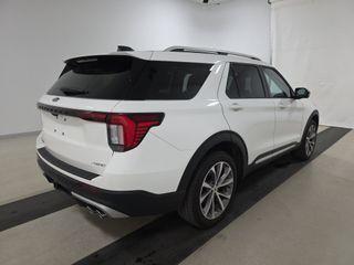 White Metallic 2025 Ford Explorer Platinum