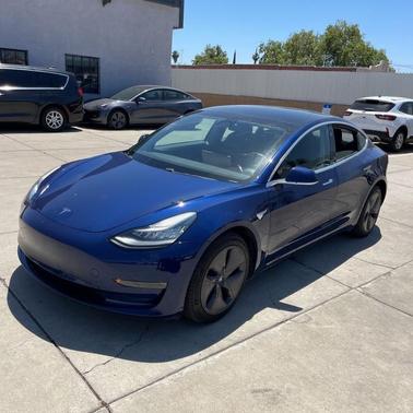 Deep Blue Metallic 2018 Tesla Model 3 Long Range