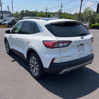 Star White 2021 Ford Escape Titanium Hybrid
