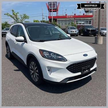 Star White 2021 Ford Escape Titanium Hybrid