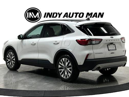 Star White 2021 Ford Escape Titanium Hybrid