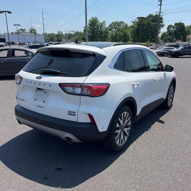 Star White 2021 Ford Escape Titanium Hybrid