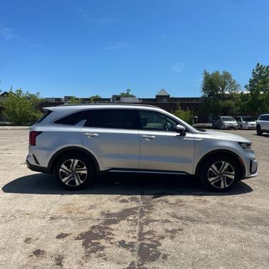 Silky Silver 2022 Kia Sorento Hybrid EX