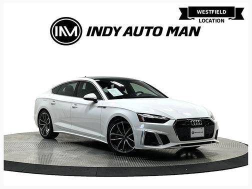 Ibis White 2023 Audi A5 45 S line Premium Plus