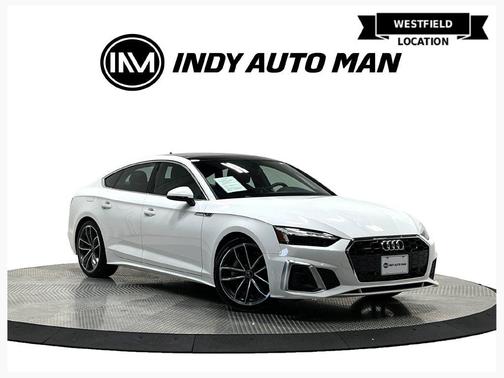Ibis White 2023 Audi A5 45 S line Premium Plus
