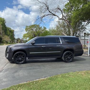 Dark Granite Metallic 2016 Cadillac Escalade ESV Platinum
