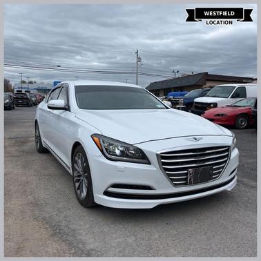 Casablanca White 2015 Hyundai Genesis 3.8