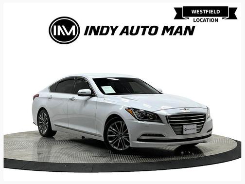 Casablanca White 2015 Hyundai Genesis 3.8