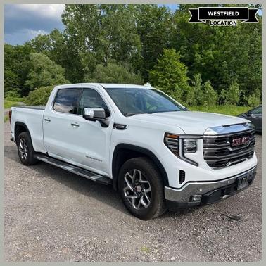 Summit White 2023 GMC Sierra 1500 SLT