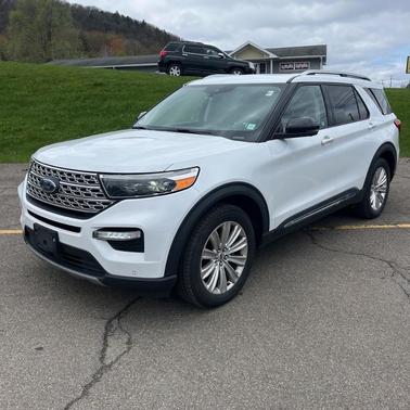 Oxford White 2020 Ford Explorer Limited