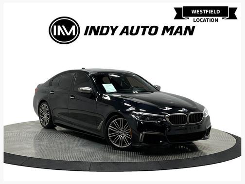 Black Sapphire Metallic 2018 BMW M550 i xDrive