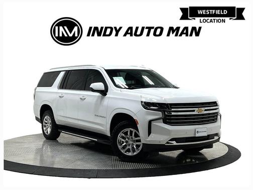 Summit White 2022 Chevrolet Suburban LT