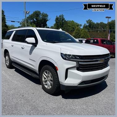 Summit White 2022 Chevrolet Suburban LT