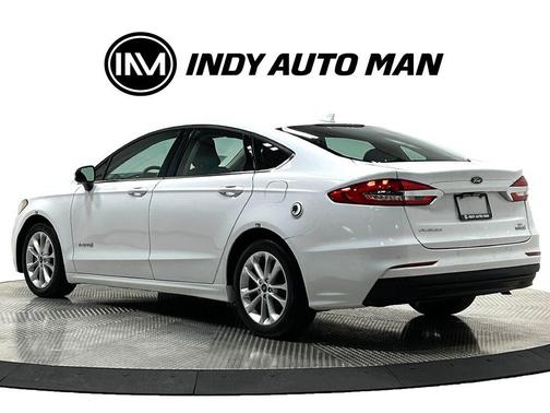 Oxford White 2019 Ford Fusion Hybrid SE