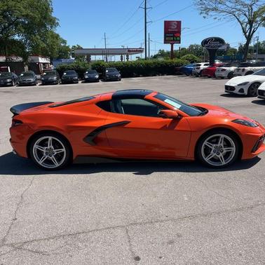 Orange 2021 Chevrolet Corvette Stingray w/1LT