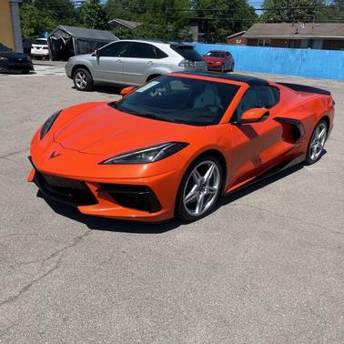 Orange 2021 Chevrolet Corvette Stingray w/1LT