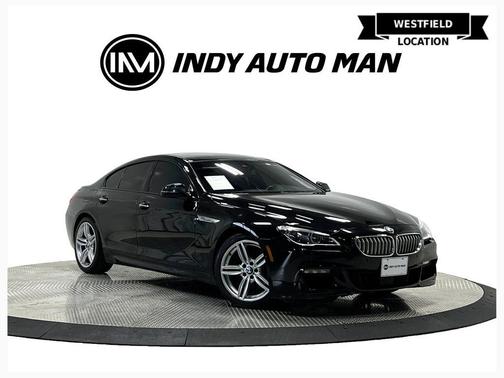 Black Sapphire Metallic 2016 BMW 650 Gran Coupe i xDrive