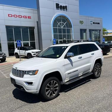 Bright White Clearcoat 2018 Jeep Grand Cherokee Overland