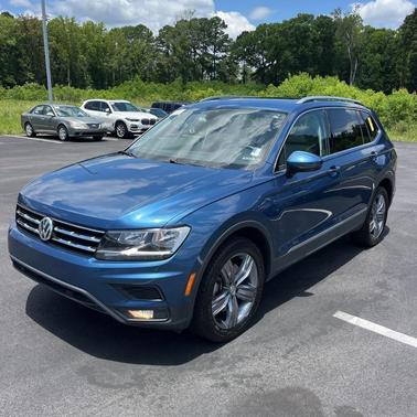 Silk Blue Metallic 2020 Volkswagen Tiguan 2.0T SEL