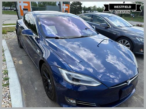 Deep Blue Metallic 2017 Tesla Model S 100D