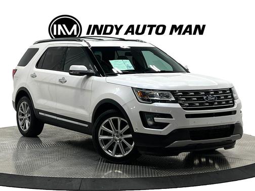 White Platinum Clearcoat Metallic 2016 Ford Explorer Limited