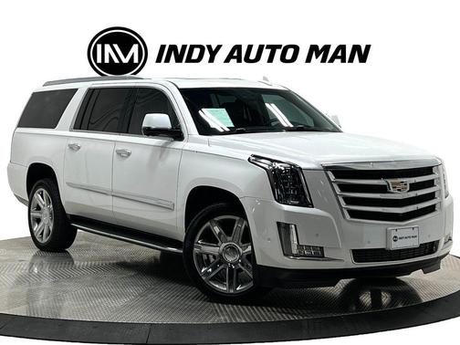 Crystal White Tri-Coat 2019 Cadillac Escalade ESV Luxury