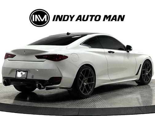 Majestic White 2018 INFINITI Q60 3.0t LUXE