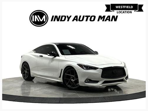 Majestic White 2018 INFINITI Q60 3.0t LUXE