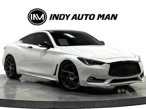 Majestic White 2018 INFINITI Q60 3.0t LUXE