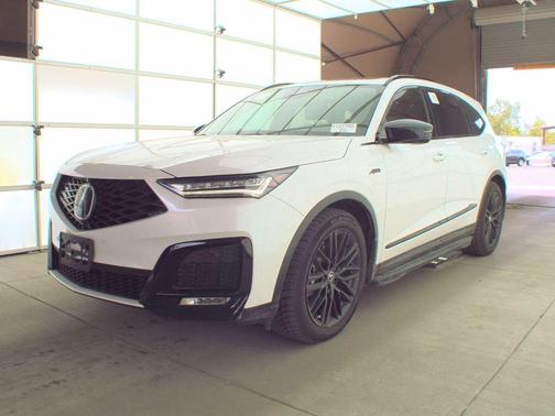 Platinum White Pearl 2025 Acura MDX A-Spec Advance