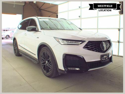 Platinum White Pearl 2025 Acura MDX A-Spec Advance
