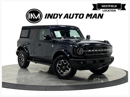 Antimatter Blue Metallic 2021 Ford Bronco Outer Banks