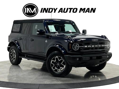 Antimatter Blue Metallic 2021 Ford Bronco Outer Banks