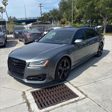 Monsoon Gray Metallic 2018 Audi A8 L 4.0T Sport