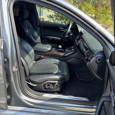Monsoon Gray Metallic 2018 Audi A8 L 4.0T Sport