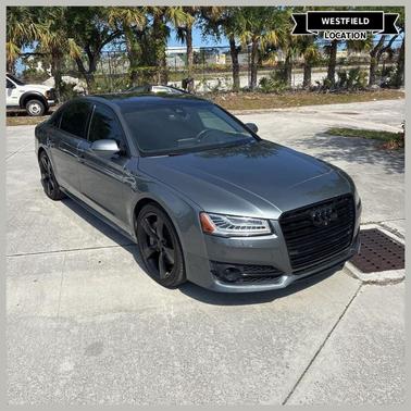 Monsoon Gray Metallic 2018 Audi A8 L 4.0T Sport