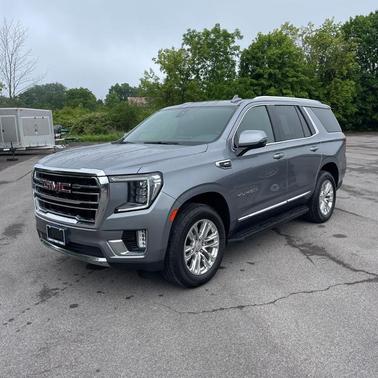 Satin Steel Metallic 2021 GMC Yukon SLT