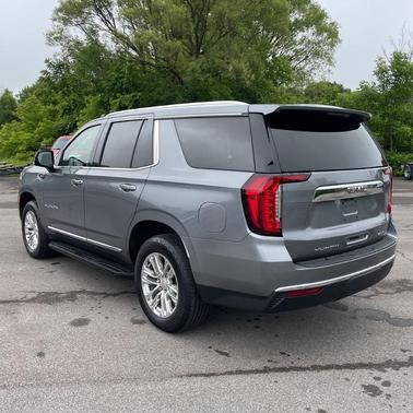 Satin Steel Metallic 2021 GMC Yukon SLT