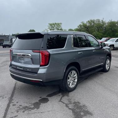 Satin Steel Metallic 2021 GMC Yukon SLT