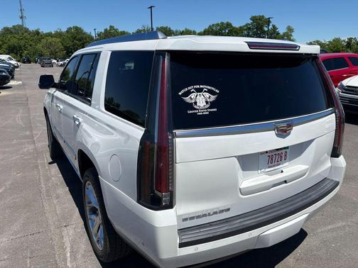 Crystal White Tri-Coat 2018 Cadillac Escalade Premium Luxury
