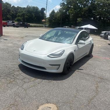 Pearl White Multi 2021 Tesla Model 3 Standard Range Plus