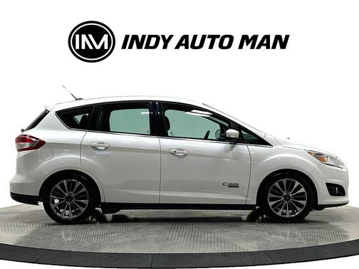 White Platinum Tri-Coat Metallic 2017 Ford C-Max Energi Titanium