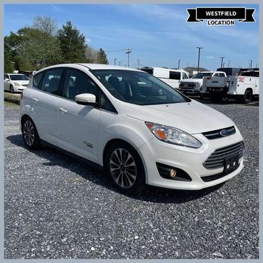 White Platinum Clearcoat Metallic 2017 Ford C-Max Energi Titanium