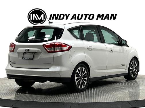 White Platinum Tri-Coat Metallic 2017 Ford C-Max Energi Titanium