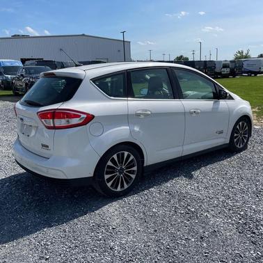 White Platinum Clearcoat Metallic 2017 Ford C-Max Energi Titanium