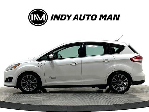 White Platinum Tri-Coat Metallic 2017 Ford C-Max Energi Titanium